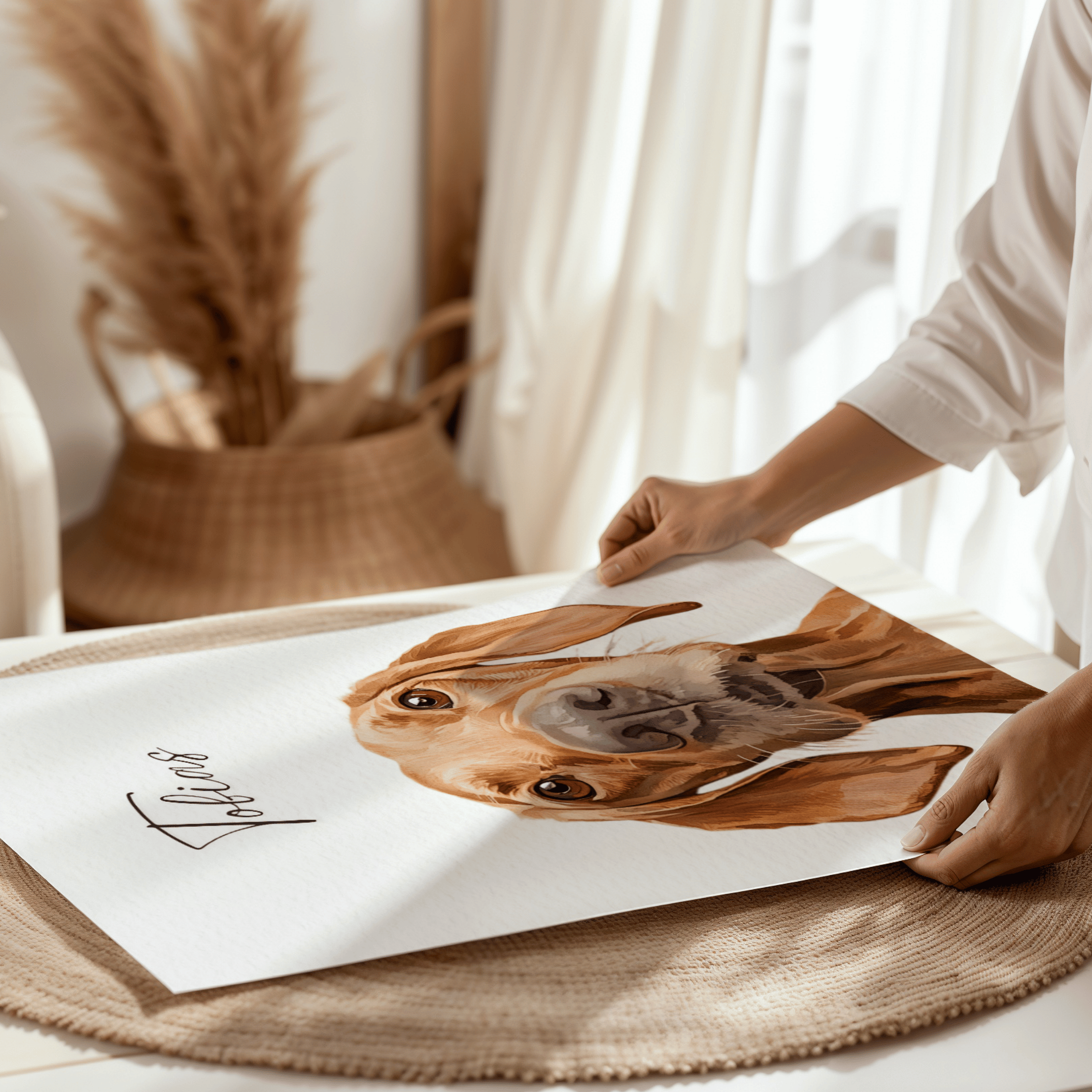 Custom Watercolor Pet Portrait