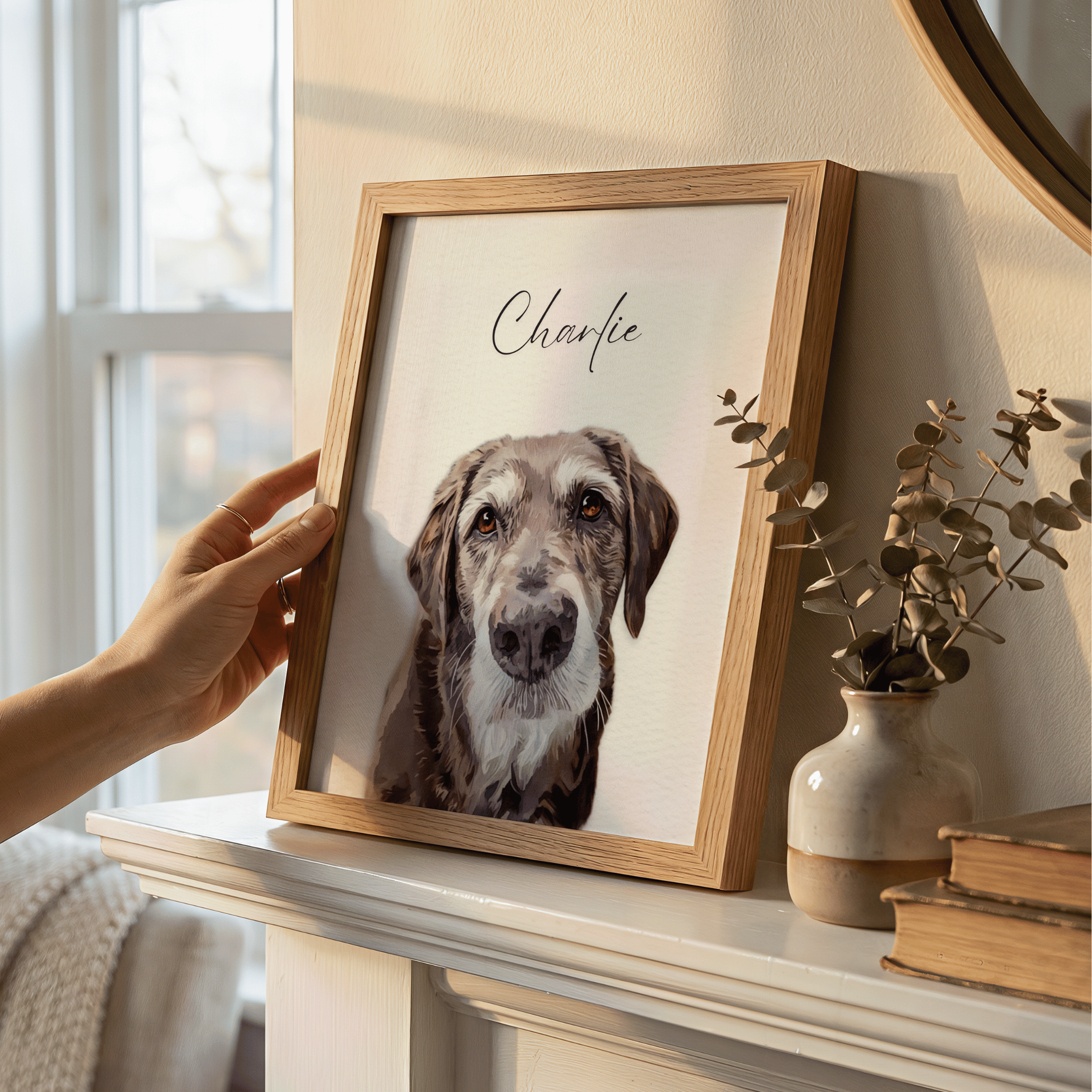 Custom Watercolor Pet Portrait