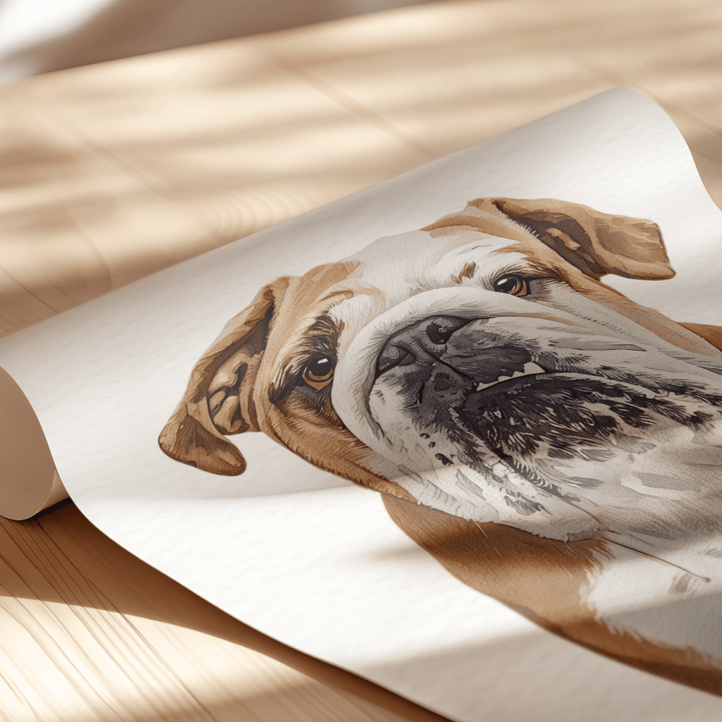 Custom Watercolor Pet Portrait